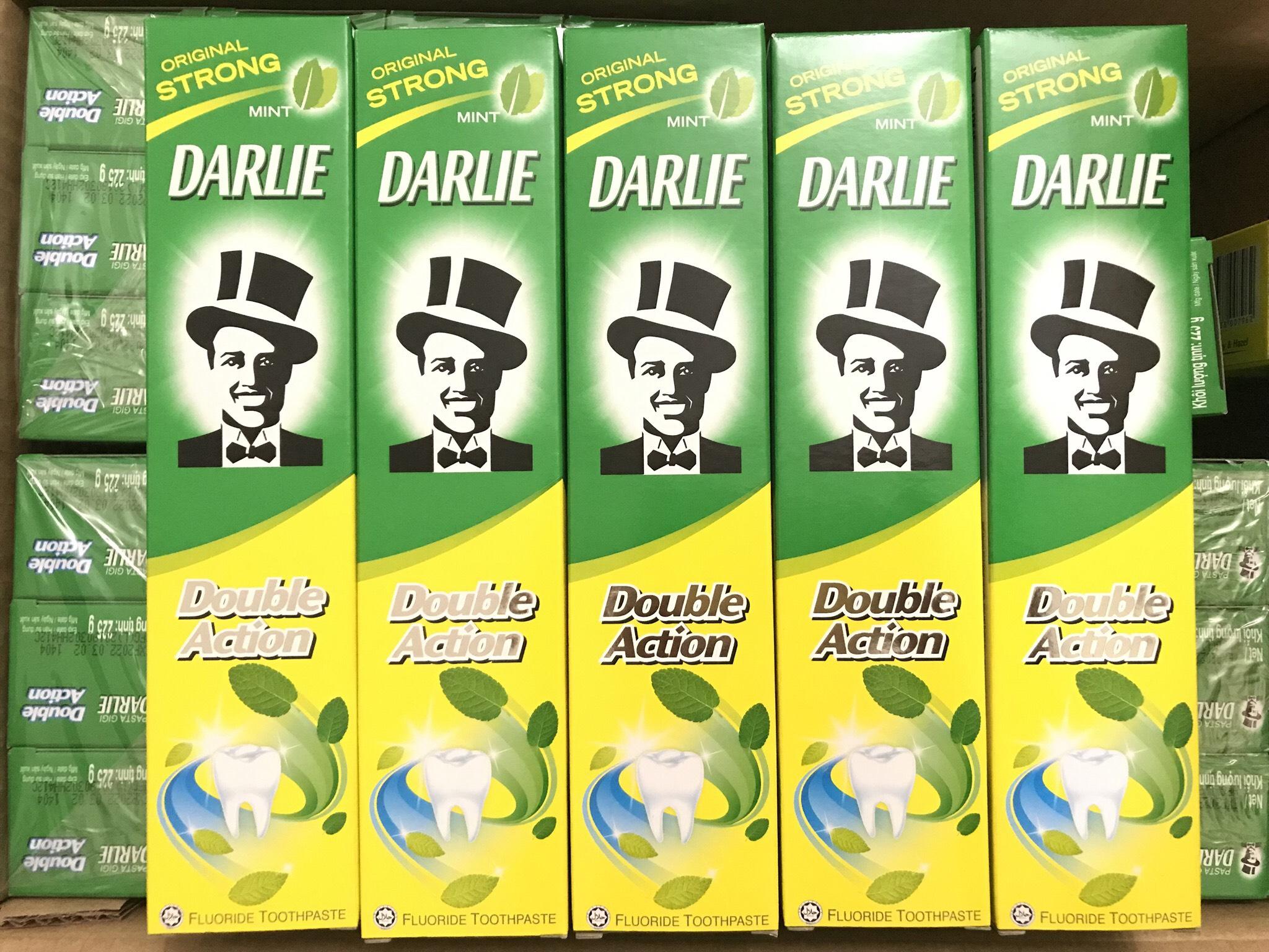 5 HỘP KEM ĐÁNH RĂNG DARLIE DOUBLE ACTION 225G