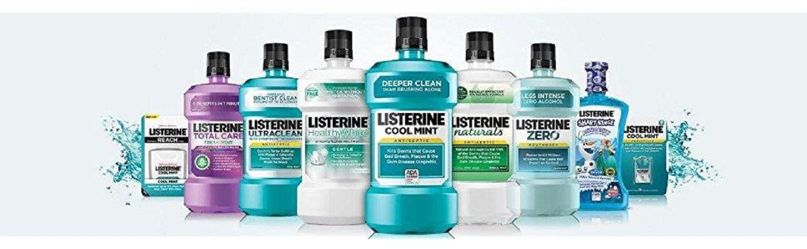 Combo 2 chai nước súc miệng LISTERINE Thái Lan 250ml