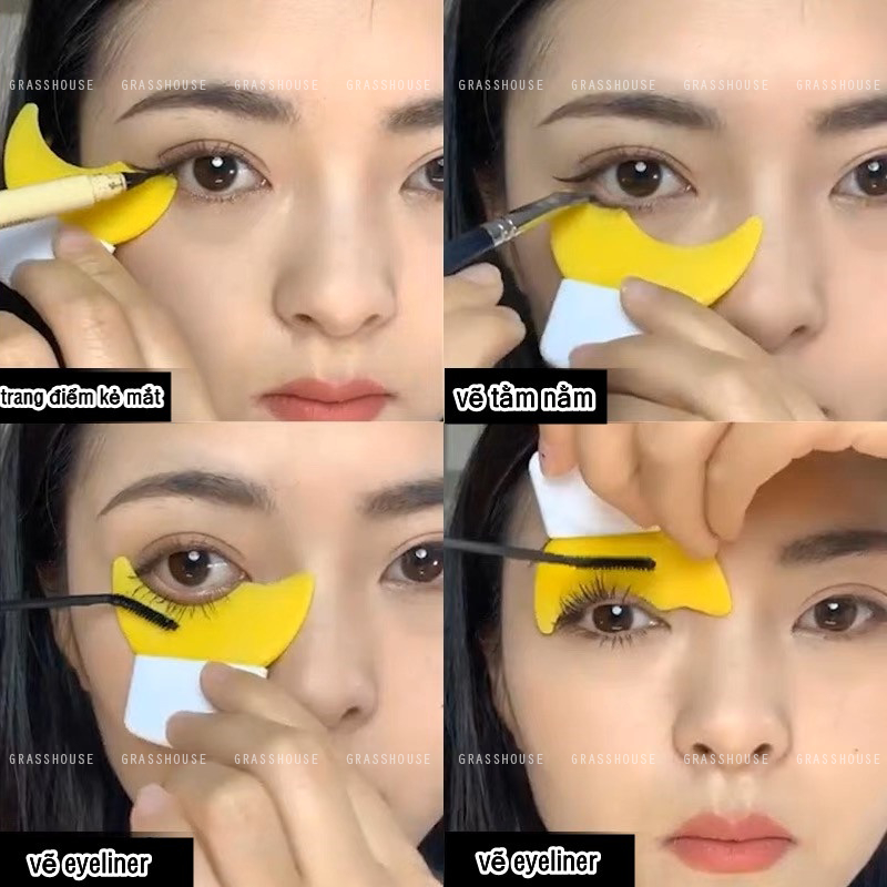 Dụng Cụ Silicone Hỗ Trợ Kẻ Mắt Mascara Đa Năng[micro]