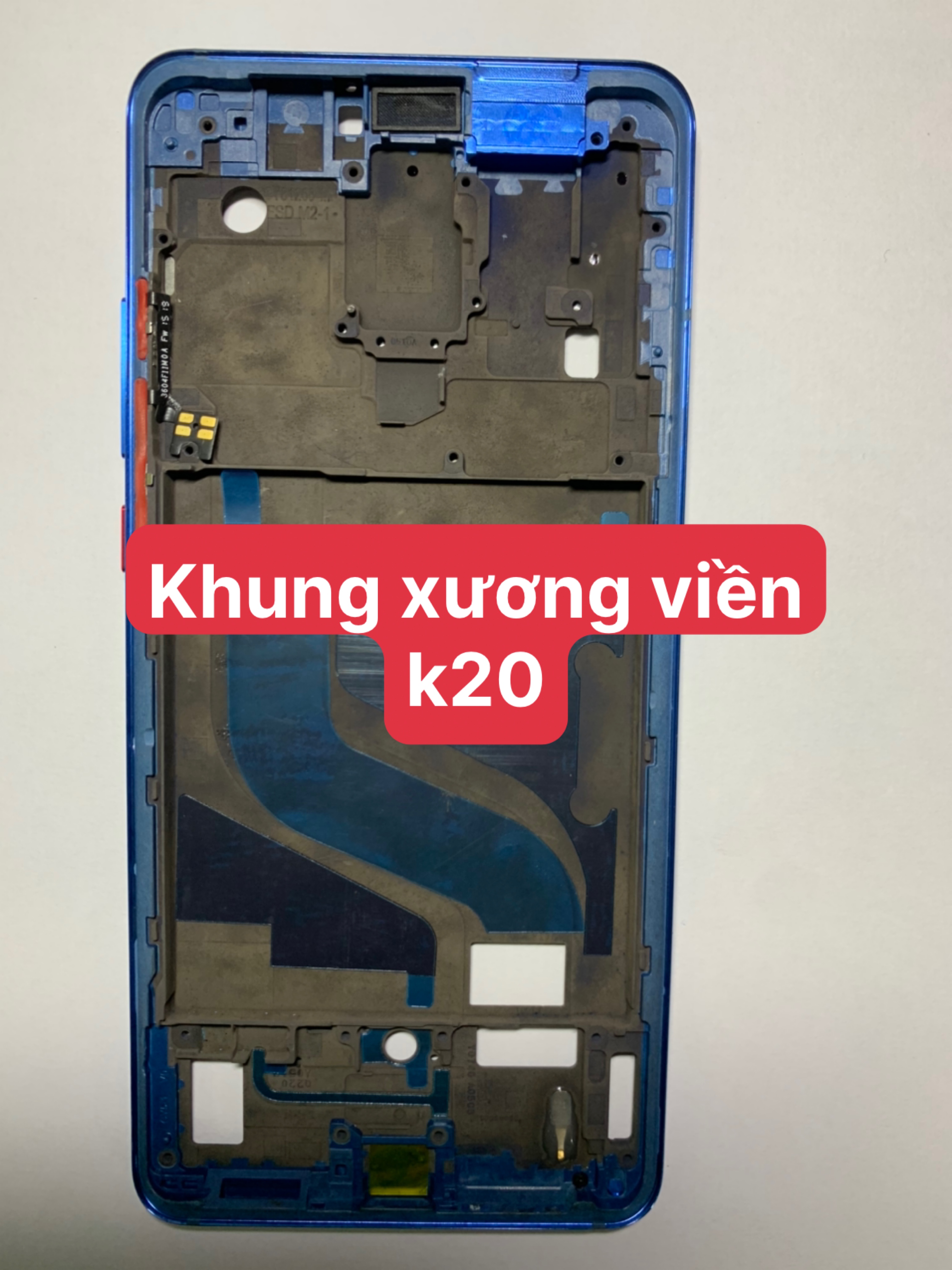 Bộ xương vỏ xiaomi redmi k20 / k20 pro / mi 9t dùng chung có kèm kính cam