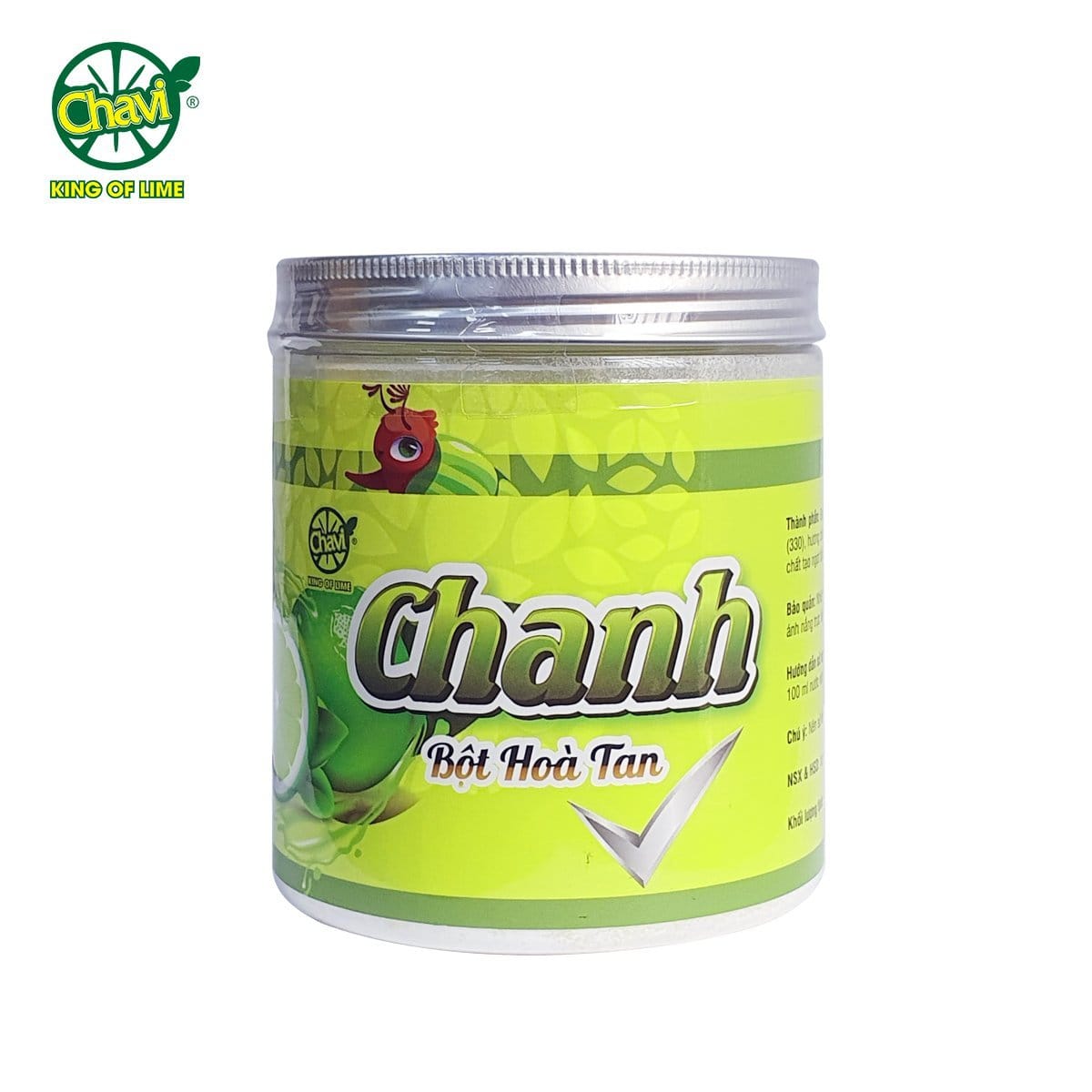 FreeShip-Bột quả chanh hòa tan Chavi Long An 400g