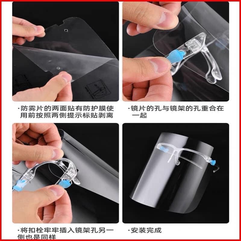 Combo sỉ 5 kính chống giọt bắn, Kính chống dịch