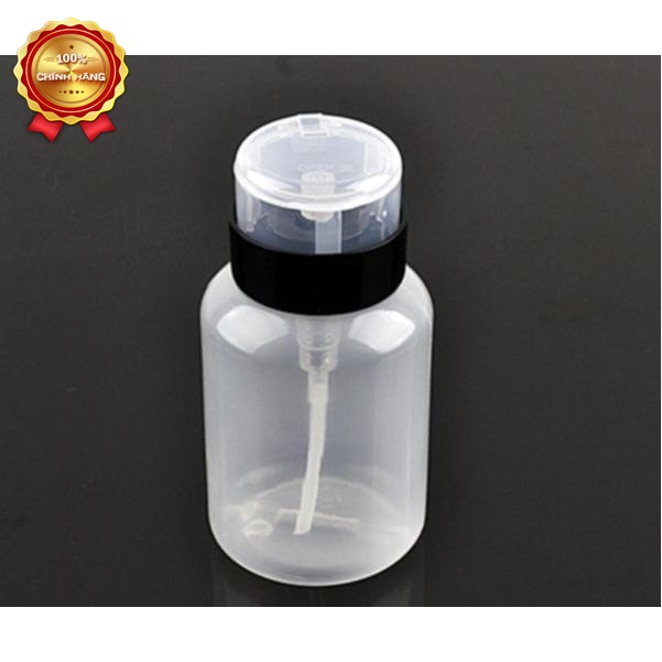 Bình nhấn đựng aceton làm nail