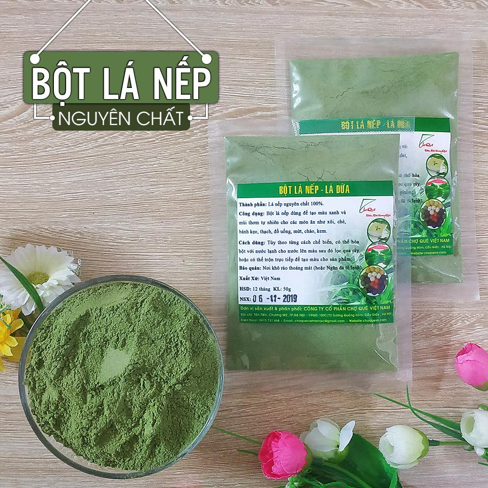 Bột Màu Tự Nhiên Làm Thạch Rau Câu (Bột lá dứa) gói 100g