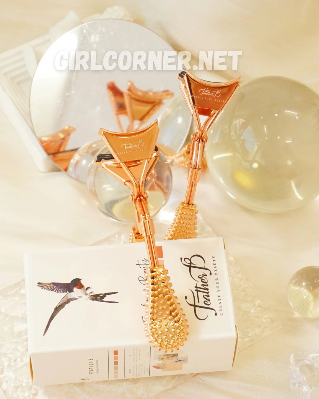Bấm Mi Feather B - Crystal Gold
