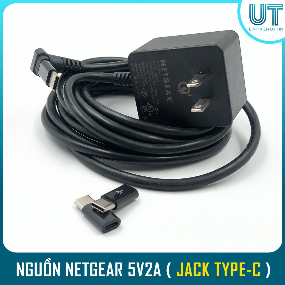 Nguồn Sạc Adapter 5V2A USB Type C  - Có sạc nhanh Quick Chager 3.0 ( Hãng Netgear )