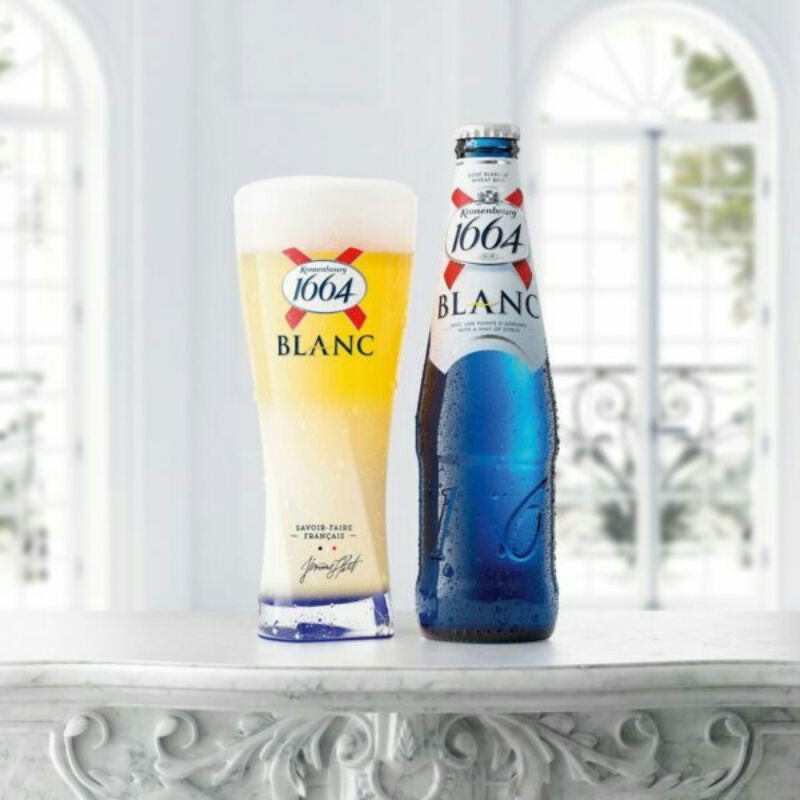 Bia 1664 Blanc - Thùng 24 Chai 330ml