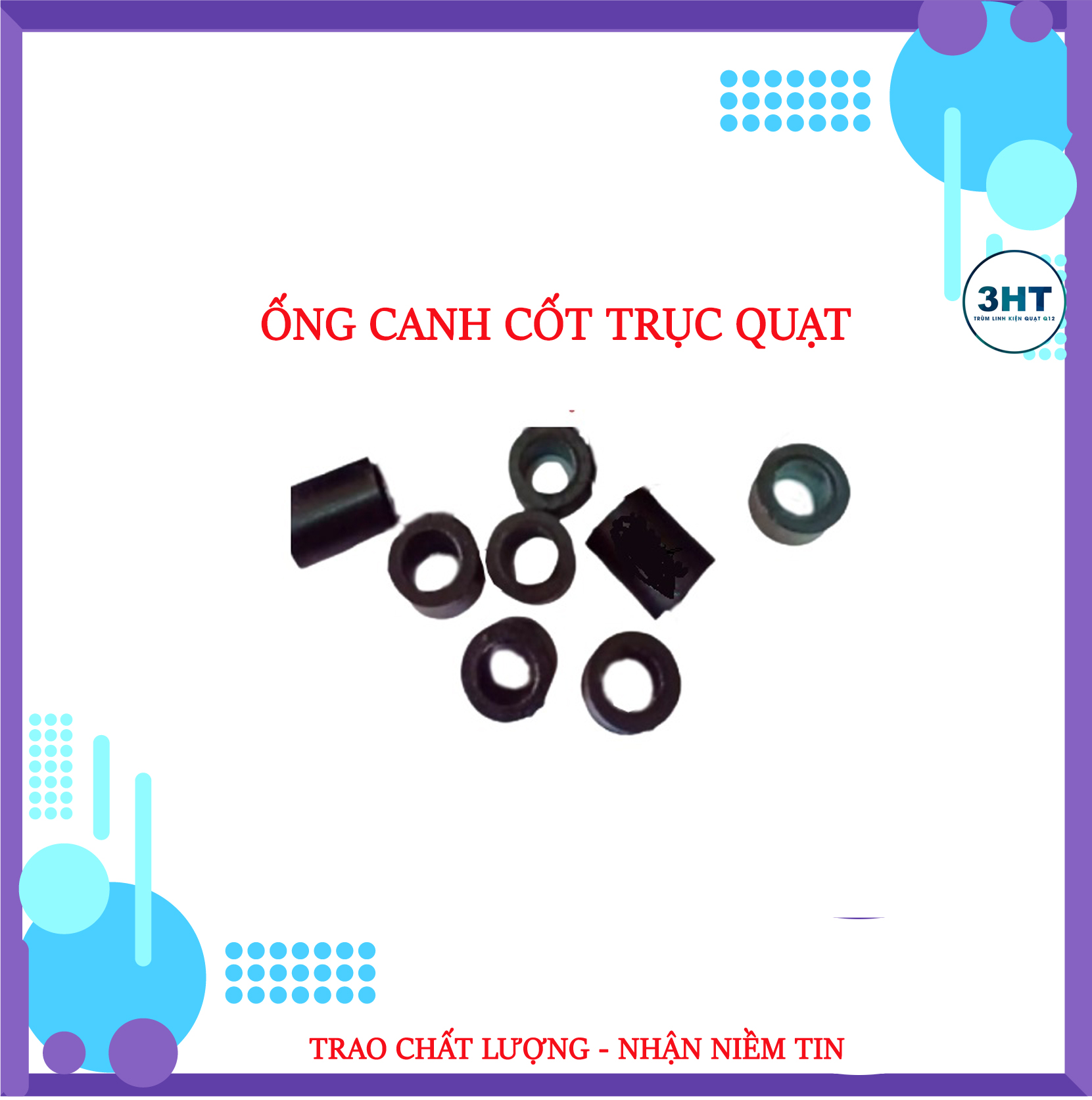 Cốt nhựa trục bạc quạt điện