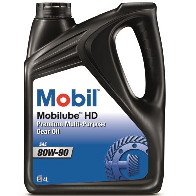 Dầu hộp số hạng nặng mobil mobilube hd 80w-90 4l