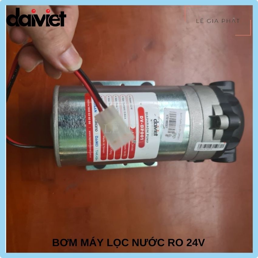 [Chính Hãng] Bơm Máy Lọc Nước 24V Đại Việt - Nhập khẩu Đài Loan