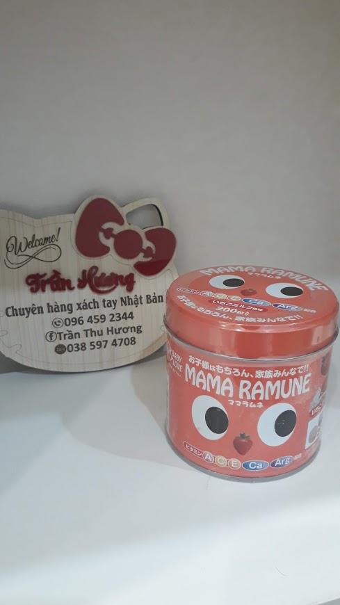 Kẹo cho trẻ biếng ăn Mama Ramune Nhật Bản