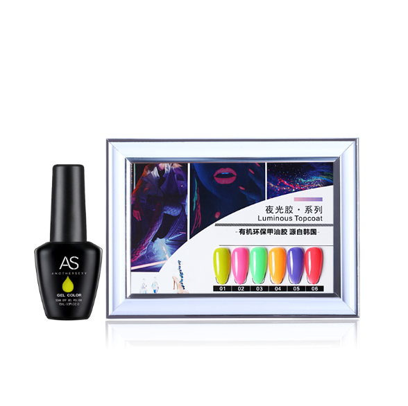 [HCM]Sơn gel AS - màu dạ quang phát sáng mã YT