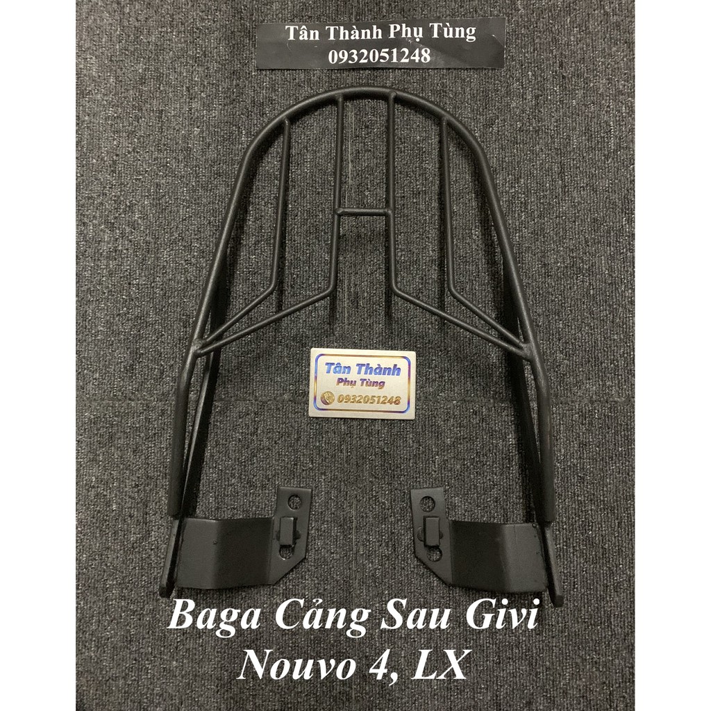 Baga cảng sau kiểu givi gắn nouvo 4, 5, lx
