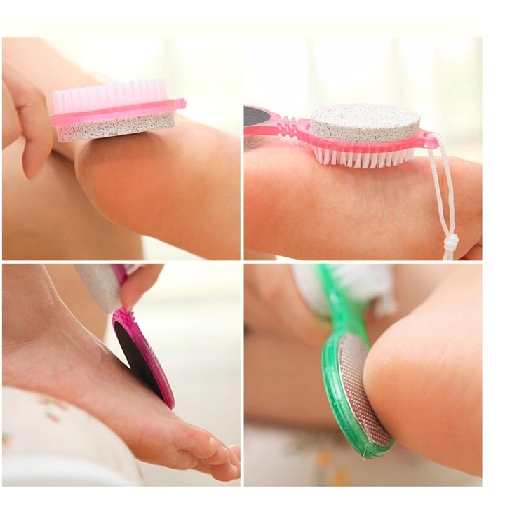 Bàn Chải Chà Gót Chân 4 Trong 1