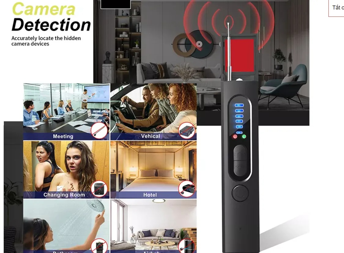 Máy Phát Hiện Camera giấu kín quay lén cảnh báo chống trộm - Thiết bị dò hồng ngoại đa chức năng X13, Máy dò tìm tín hiệu GPS, máy phát hiện camera ẩn 3 chế độ quét, nhanh chóng, nhỏ gọn