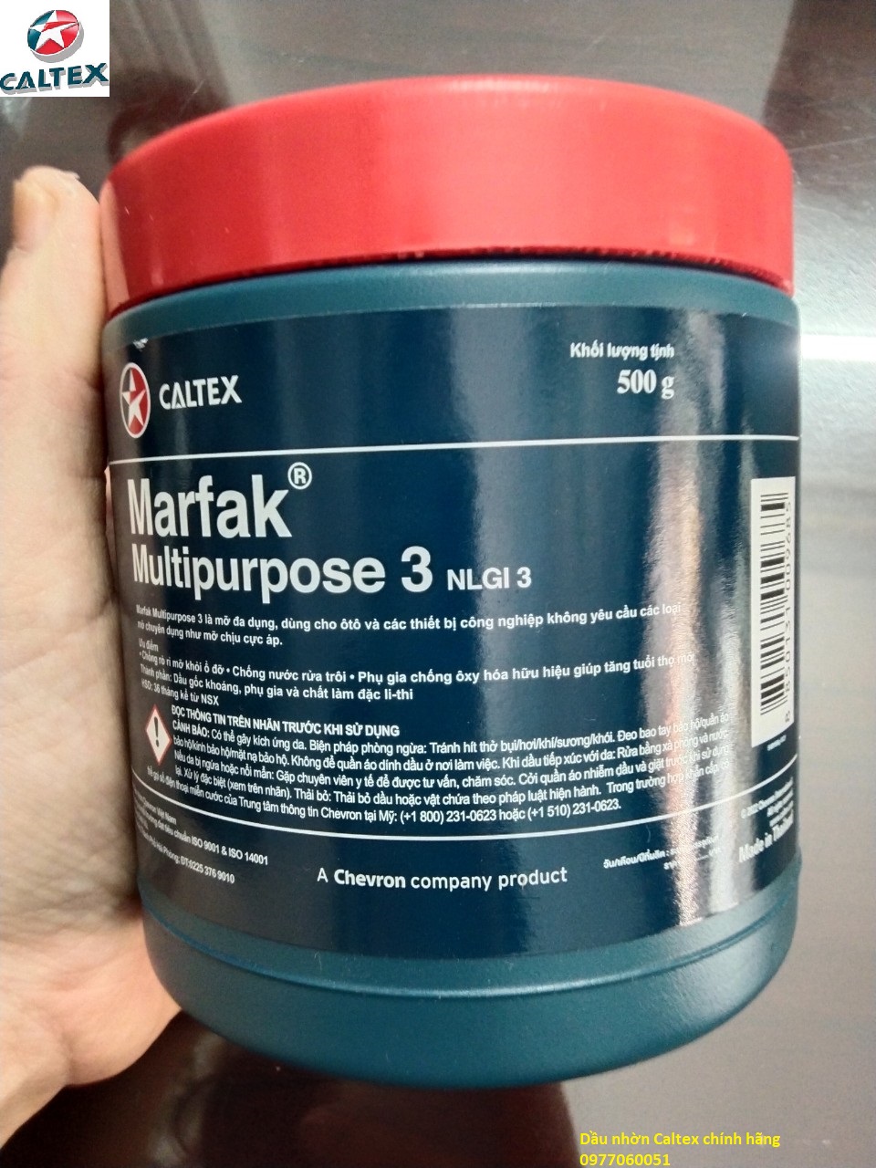 Mỡ chịu nhiệt đa dụng CALTEX- Marfak Multipurpose 0.5KG