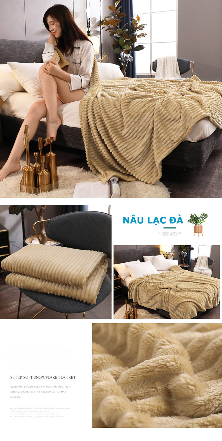 Chăn lông tuyết Muji xuất Nhật