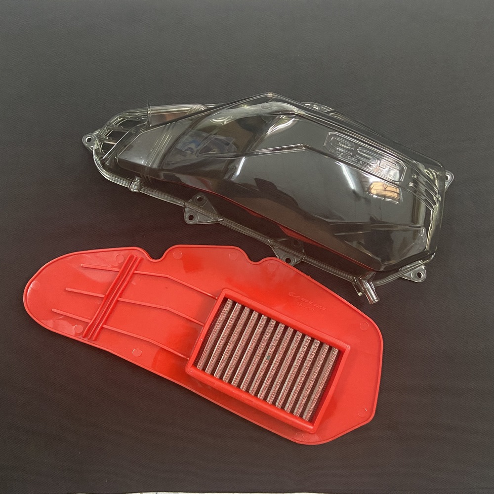 [HCM][SALE SỐC] COMBO LỌC GIÓ ĐỘ VÀ ỐP LỌC GIÓ HÀNG CAO CẤP TRANG TRÍ SIÊU ĐẸP CHO VARIO CLICK AIR BLADE SH MODE - MÀU KHÓI