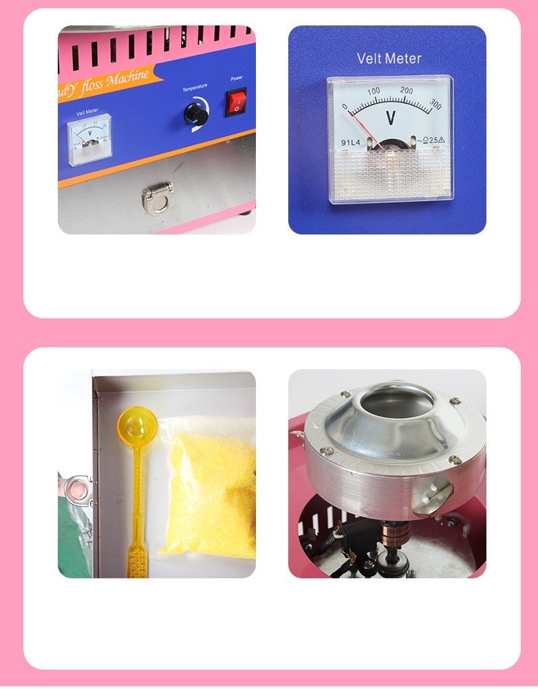 Mini portable electric DIY sweet cotton candy maker candy floss machine
