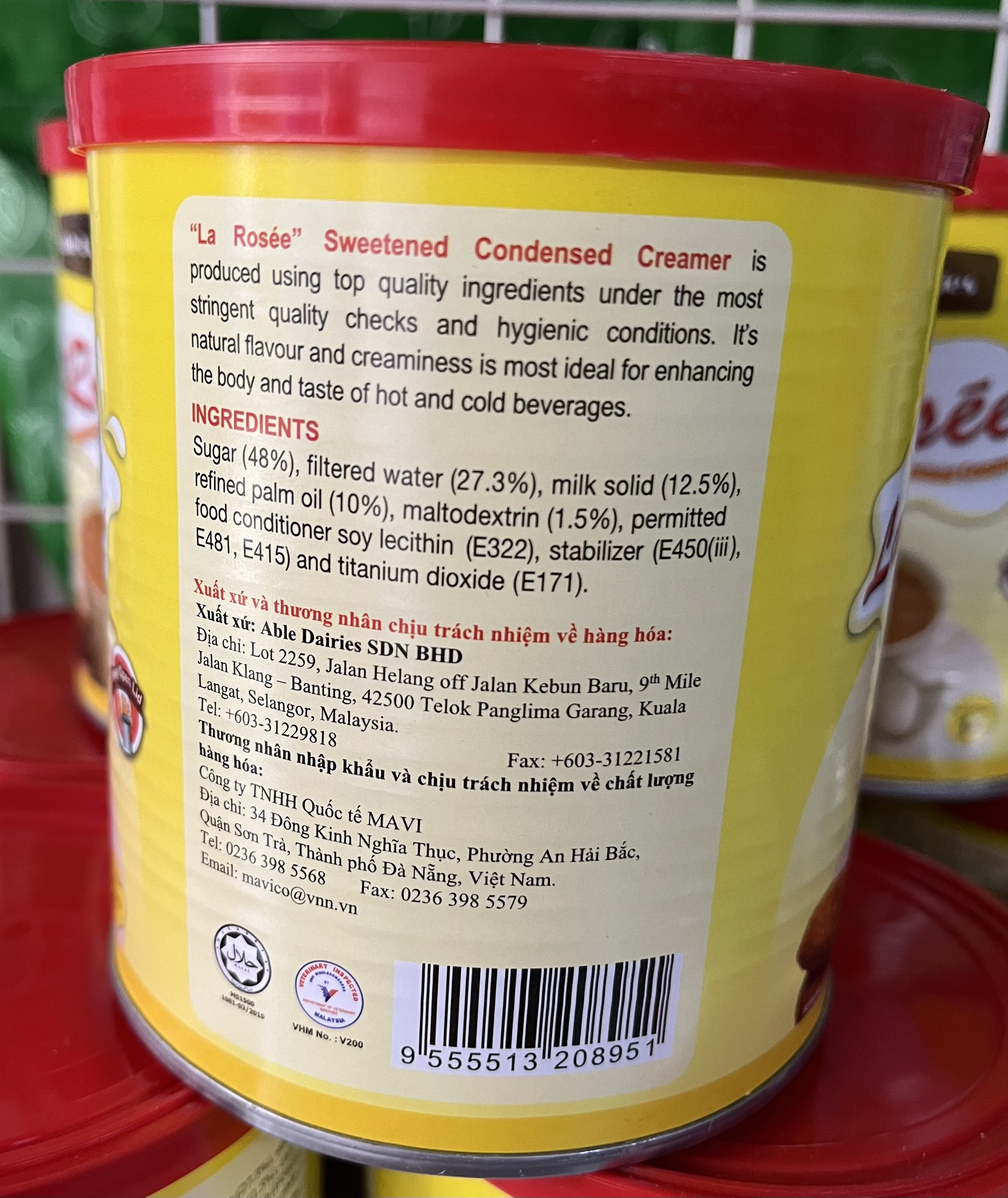 Sữa đặc La'Rosee lon 1kg - CÓ KHOEN