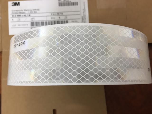 Băng keo phản quang 3M High Intensity Grade HIP 3930 50mmx1m (Màu Trắng)