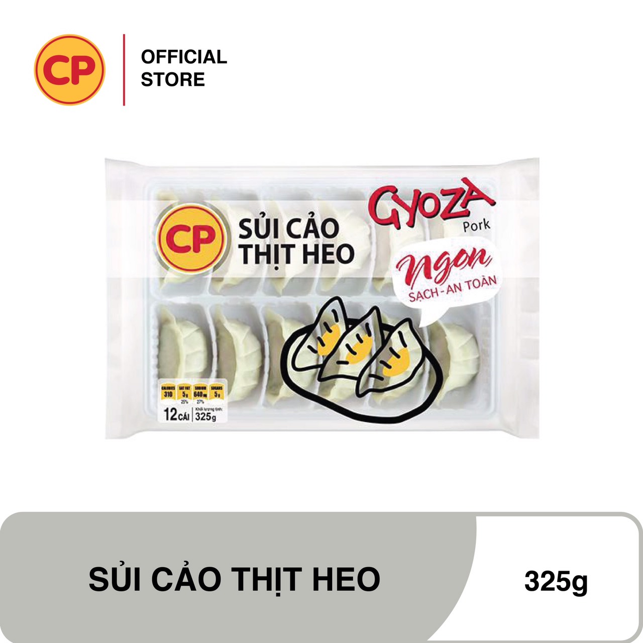 CP Sủi cảo thịt heo - 300g