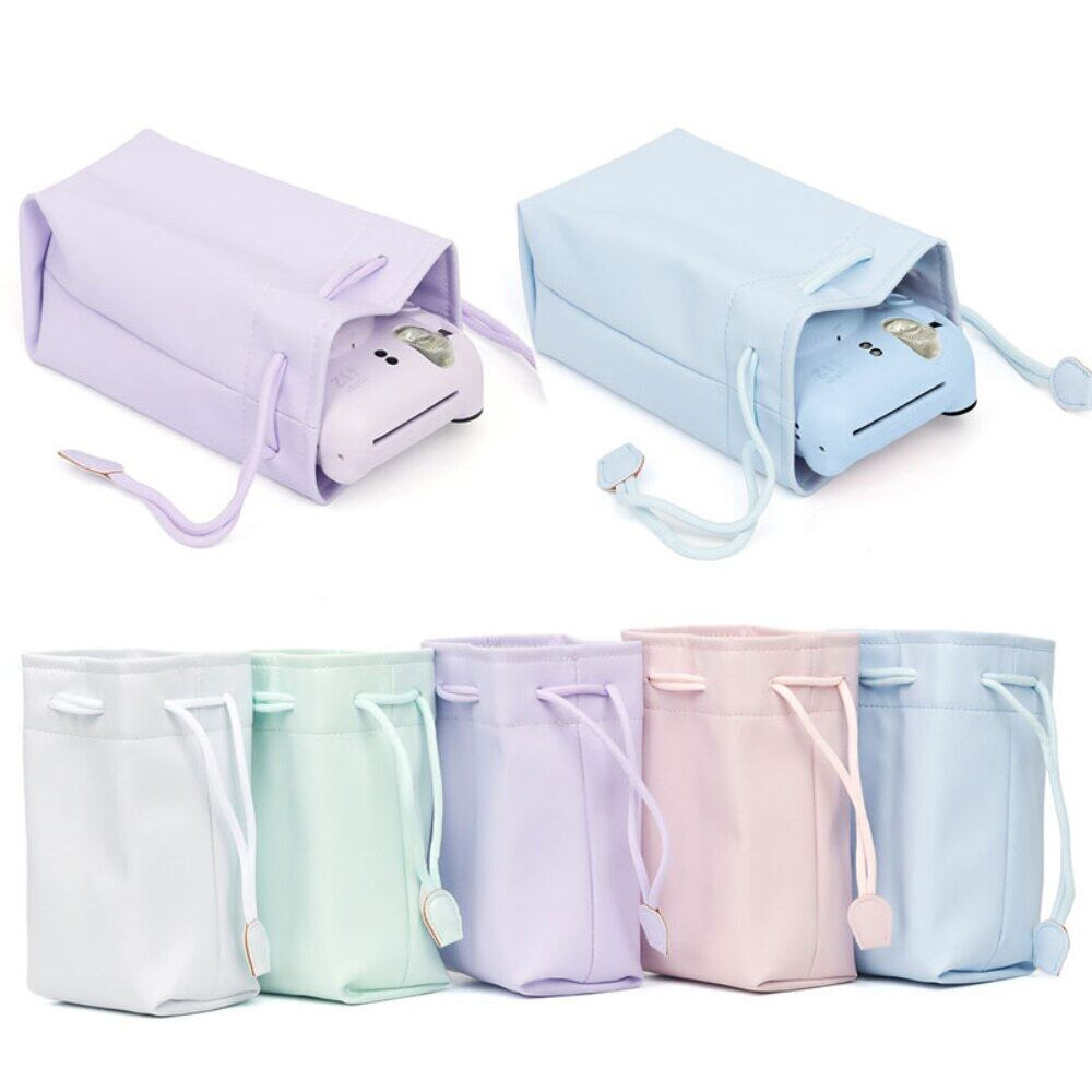 TÚI DA PU, TÚI RÚT ĐỰNG MÁY ẢNH INSTAX MINI (CAMERA BAG)