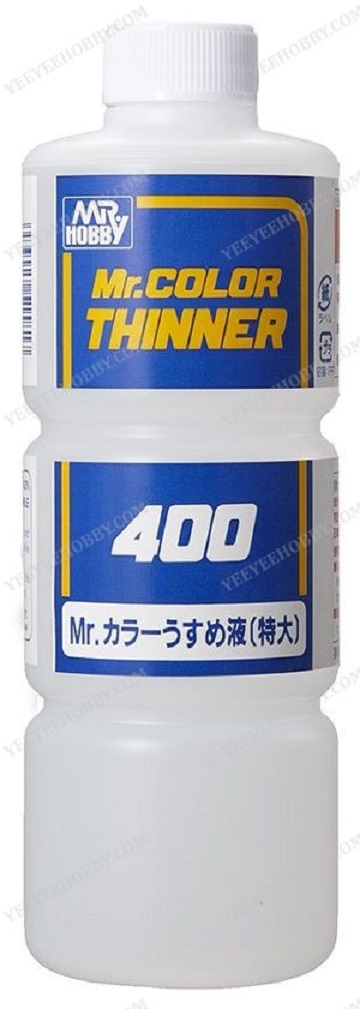 DUNG MÔI MR HOBBY LACQUER THINNER - MR COLOR THINNER / LEVELING THINNER / MR RAPID THINNER 400ML