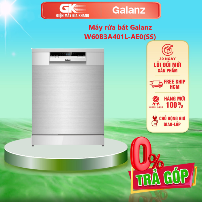 Máy rửa bát Galanz W60B3A401L-AE0(SS) - GIAO TOÀN QUỐC - FREESHIP HCM