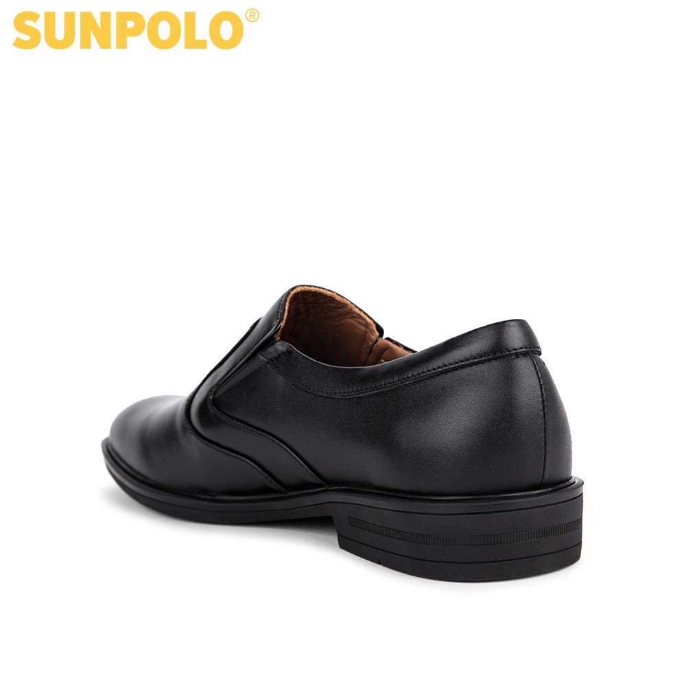 Giày Tây Nam Da Bò SUNPOLO SUMU0112 (Đen, Nâu)
