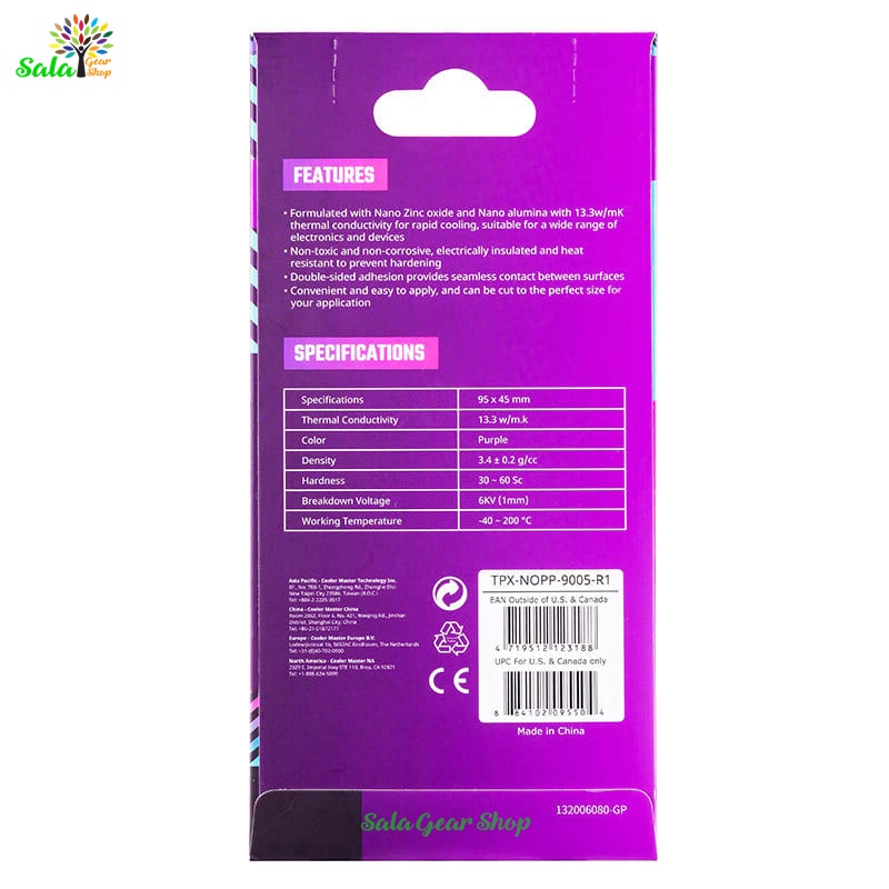 Miếng Dán Tản Nhiệt Cooler Master Thermal Pad