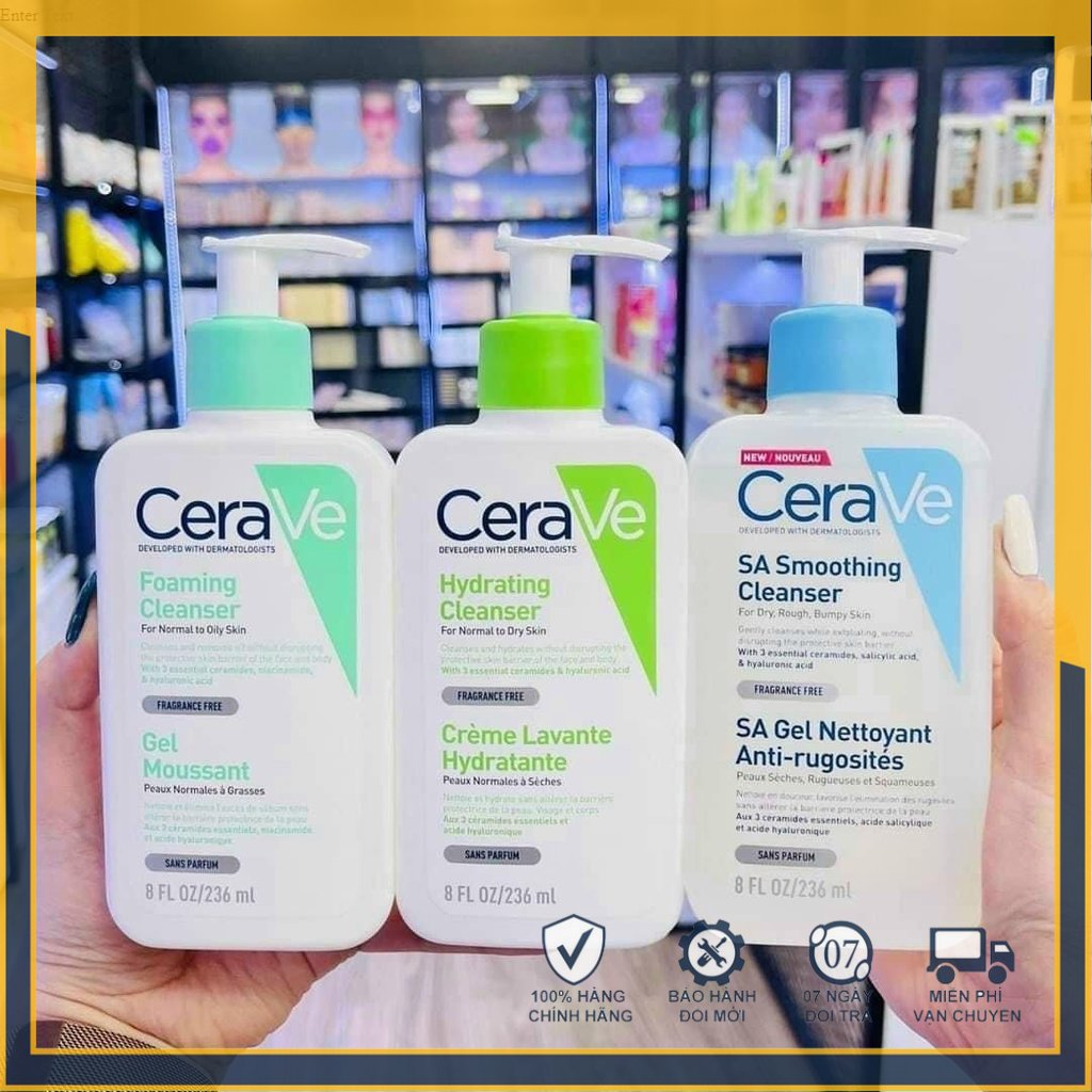 [HÀNG CHÍNH HÃNG] Sữa rửa mặt Cerave nội địa Pháp