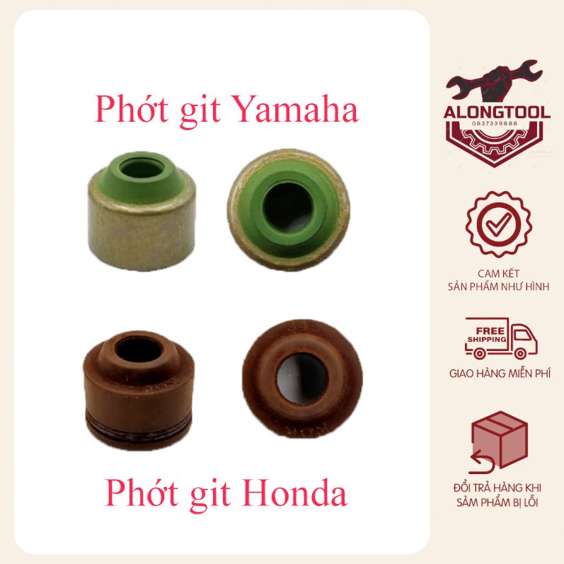 Phớt gít supap xe máy zin HONDA - YAMAHA (giá 10 đôi) ALONGTOOL