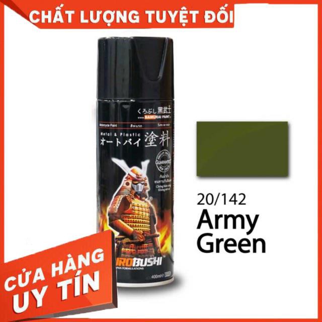 Samurai 20/142 - sơn samurai màu xanh army green