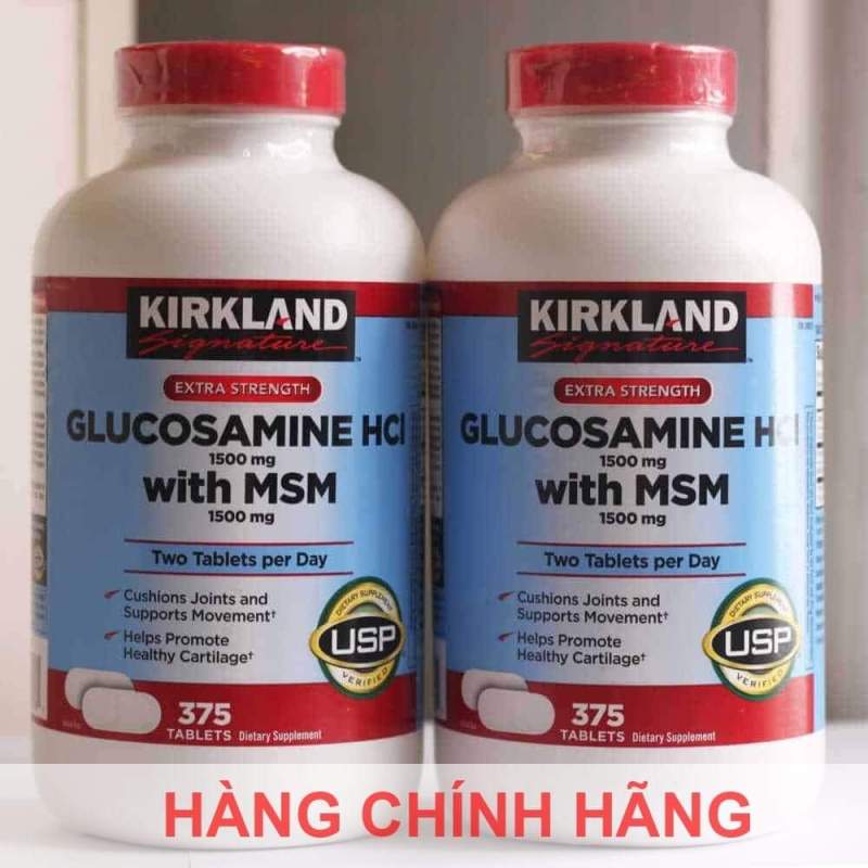 Viên uống glucosamine kirkland 375 viên