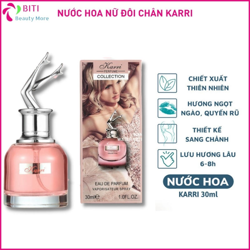 Nước Hoa Nữ Karri Lưu Hương Lâu Kiểu Dáng Sang Trọng. Hương Thơm Quyến Rũ - BitiShop