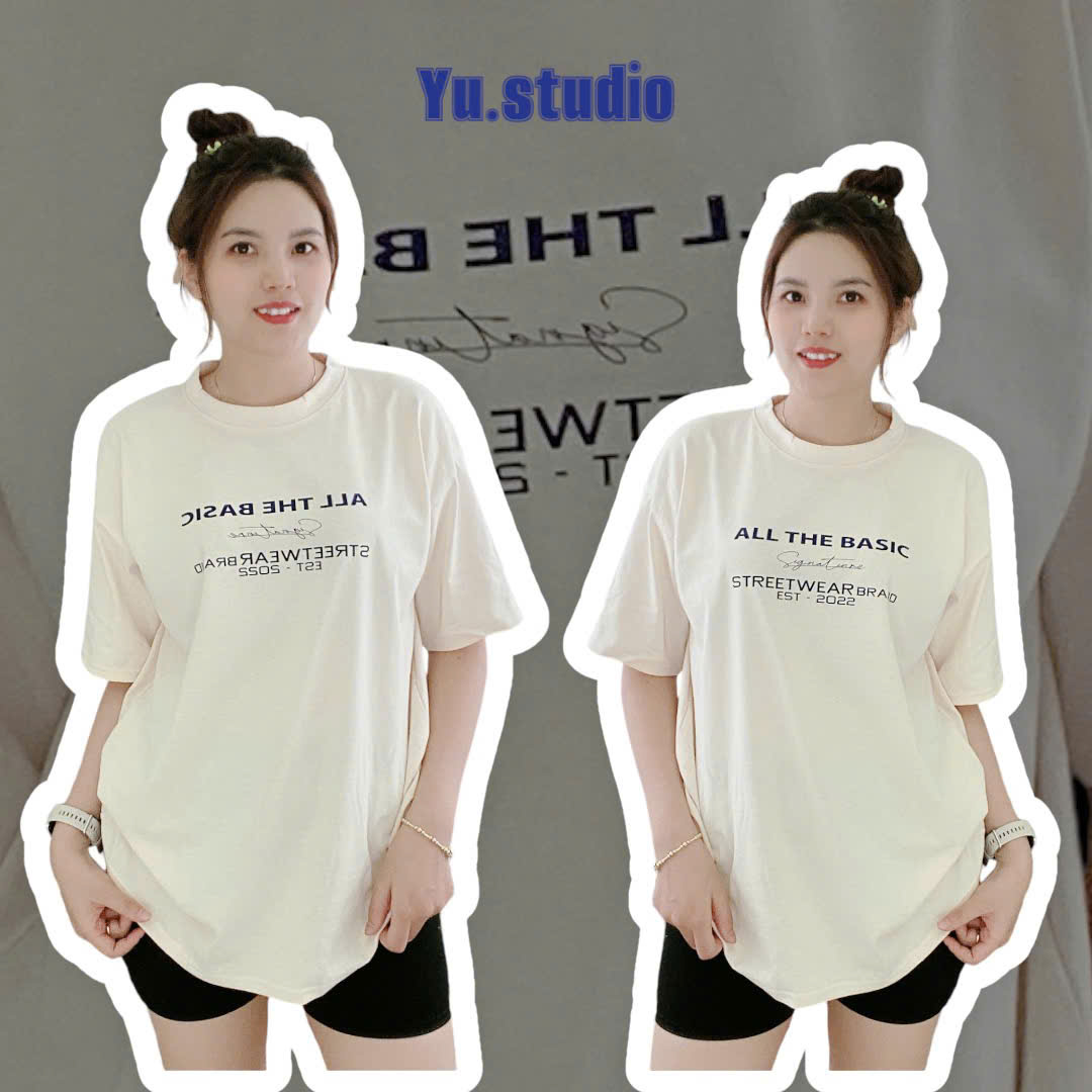 Áo thun nam nữ mẫu ALL THE BASIC áo phông cotton 3158