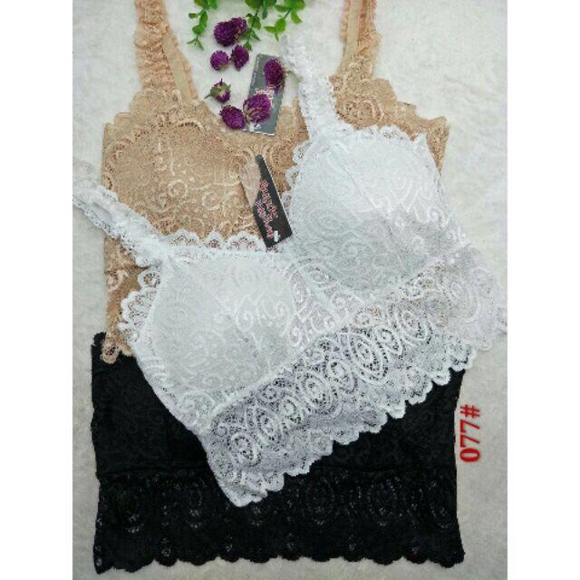 Áo Bra Ren 2 Dây Mút Mỏng Sexy Siêu Đẹp 2Q49