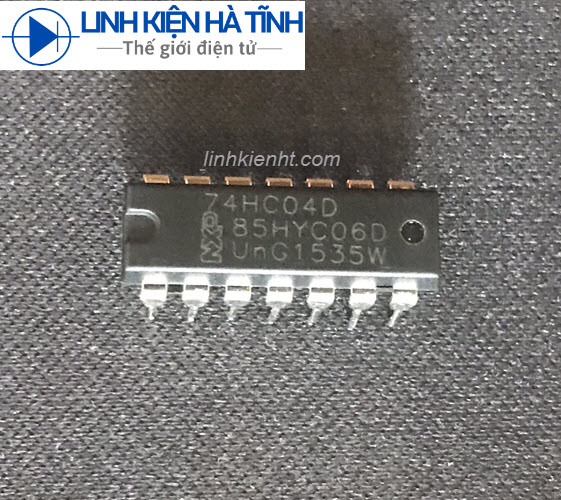 Combo 5 con ic số 74hc04 sn74hc04 chân cắm dip14 mới chính hãng nxp