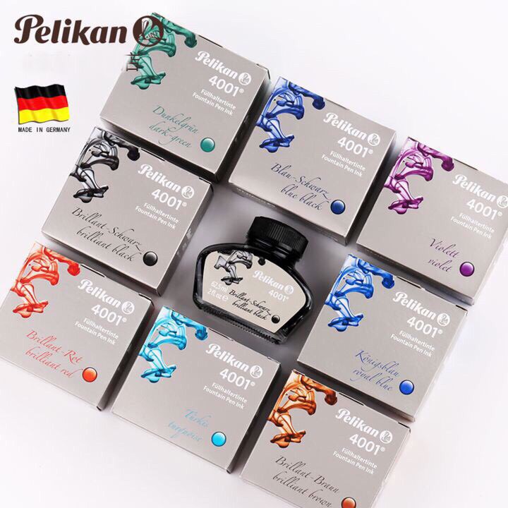 Sỉ / lẻ Mực Pelikan các màu 4001 (lọ 62.5ml)