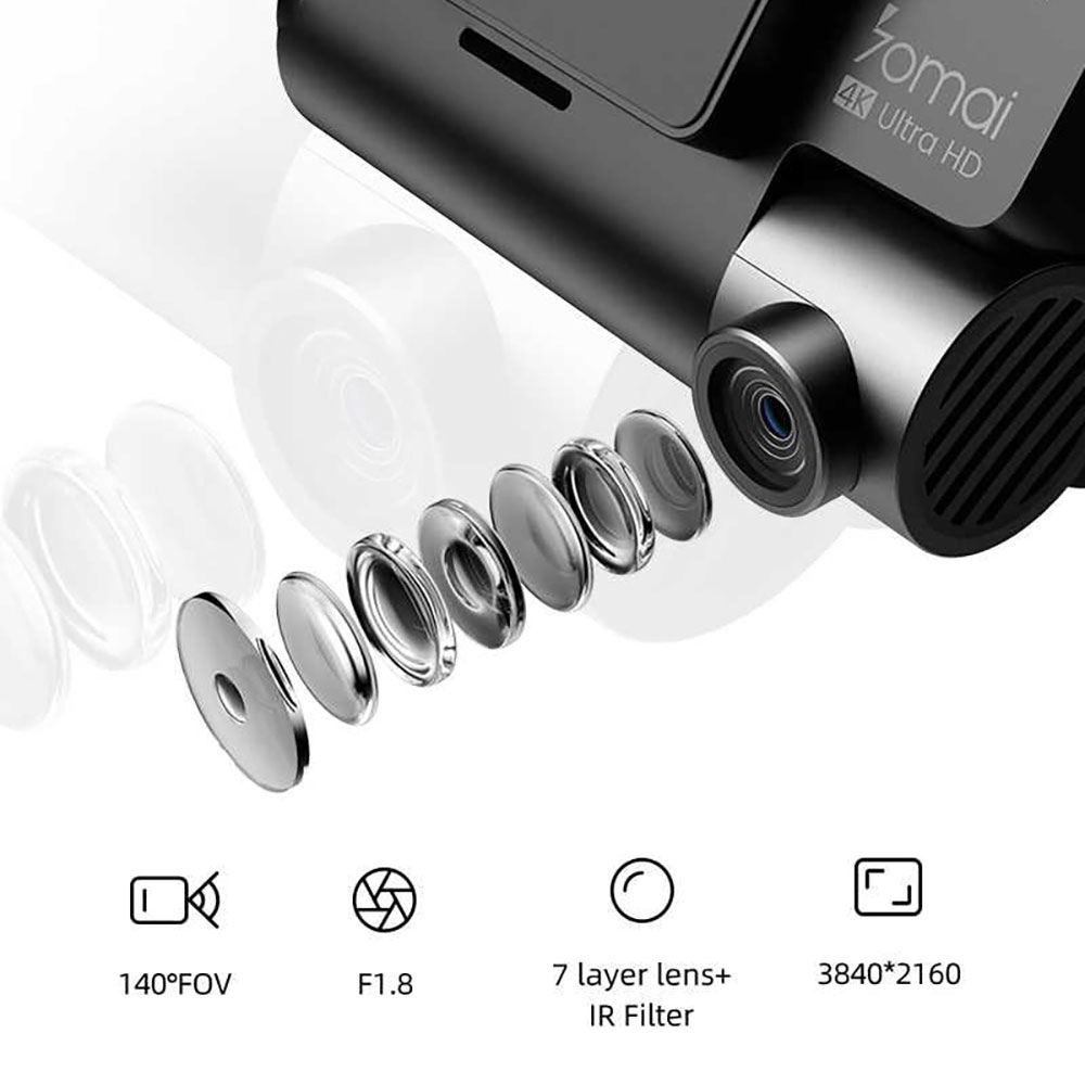 Camera 70mai Dash cam A800S [Bản quốc tế] - Bảo hành 12 tháng