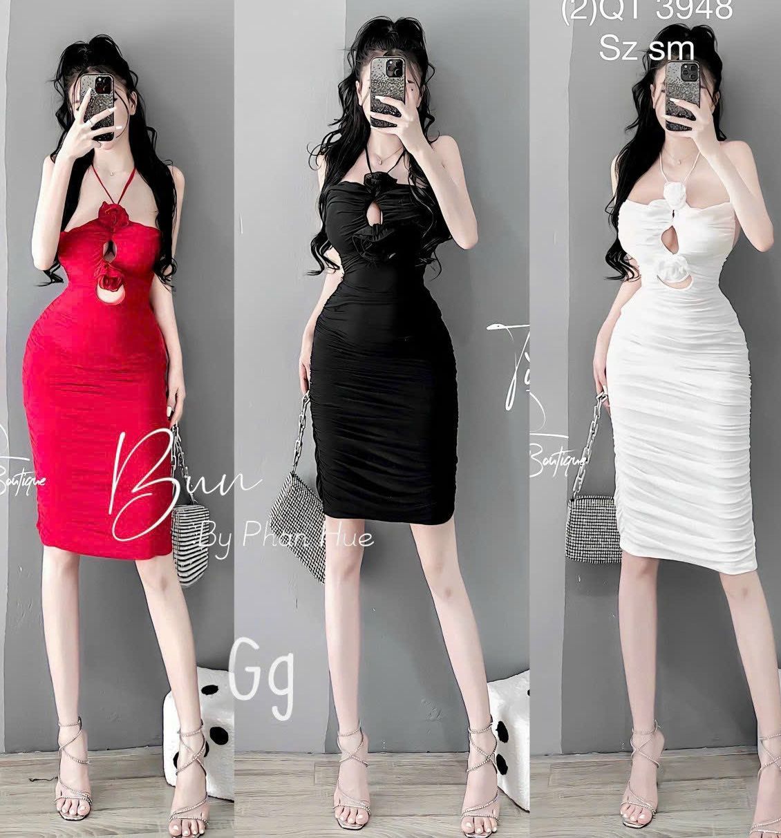 ĐẦM HAI MAXI DÂY XẺ TÀ KHOÉT EO l0987