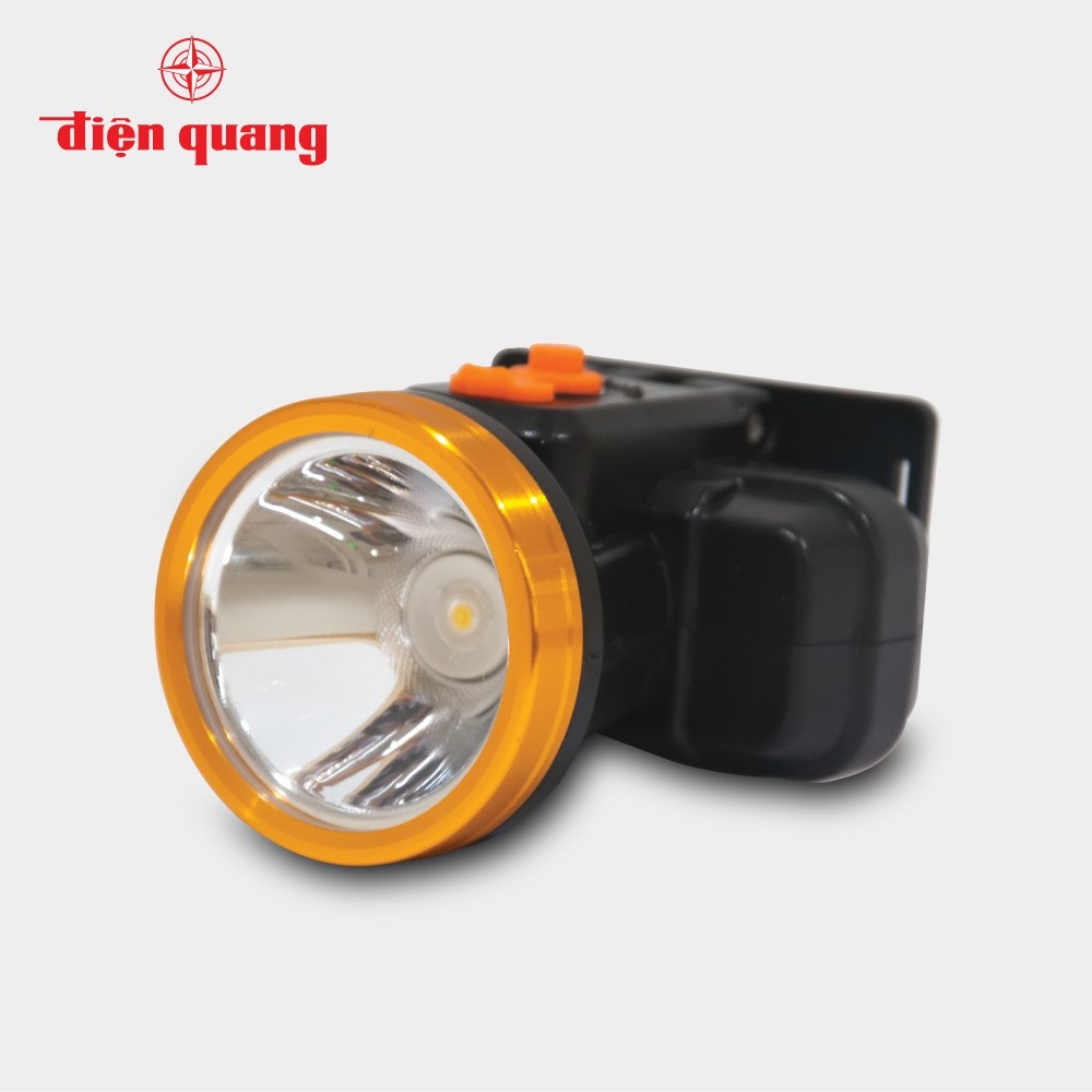 Đèn pin đội đầu điện quang đq pfl16 - pin sạc lithium - công suất 2.5w - ánh sáng trắng/vàng tùy chọn
