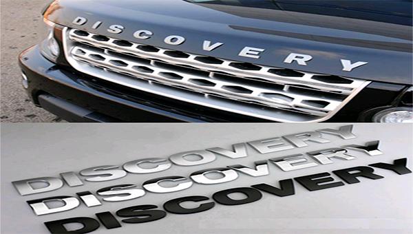 Chữ DISCOVERY 3D nổi trang trí ô tô (Màu Bạc)