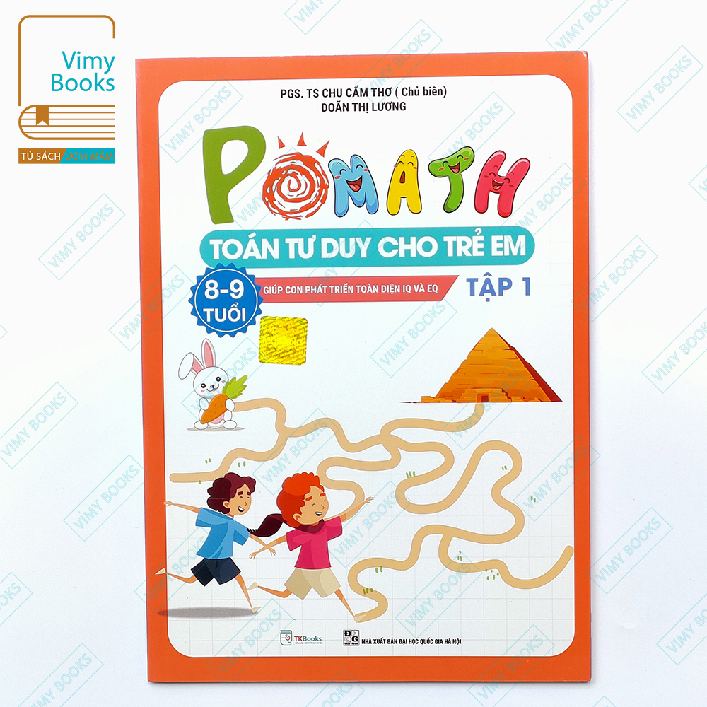 Sách - Combo Toán Tư Duy Pomath Cho Trẻ 8 - 9 Tuổi (Lớp 3)