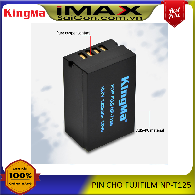 Pin máy ảnh kingma cho fujifilm np-t125