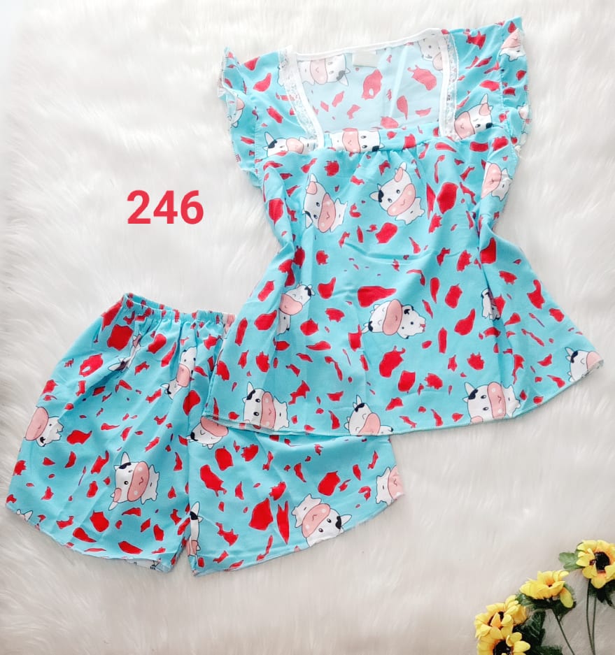 [HCM]Bộ lụa hàn đùi Bé Gái - 30 đến 49kg - ẢNH THẬT