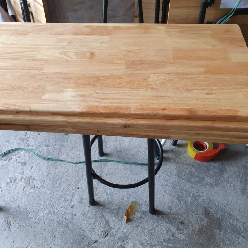 mặt bàn gỗ cao su 60*100