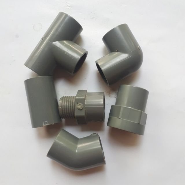 Cút góc chếch tê ống PVC 21mm(Compo 05 cái)