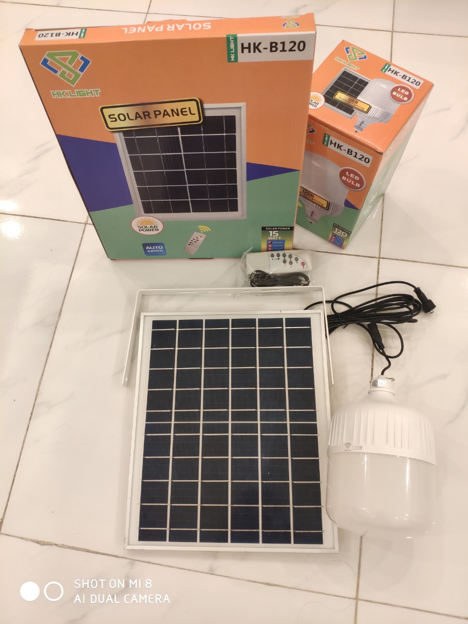 Đèn năng lượng mặt trời LED HK 120w